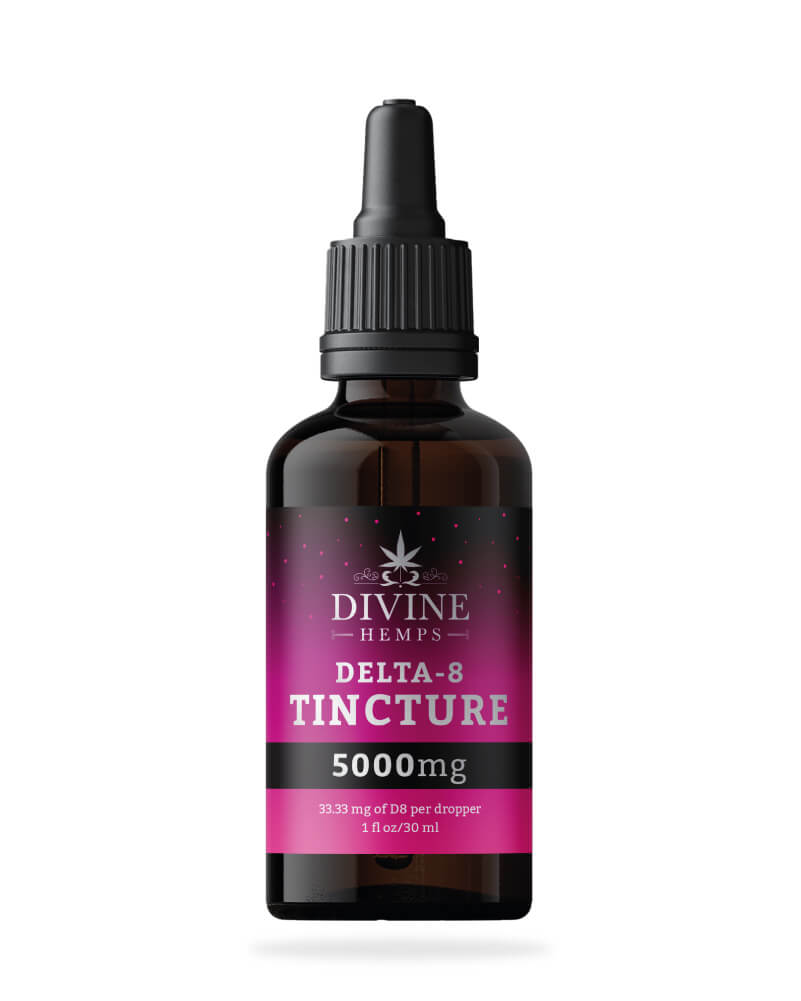 Shop Divine Hemps Delta 8 Tincture 5000Mg The Ultimate Hemp Experience
